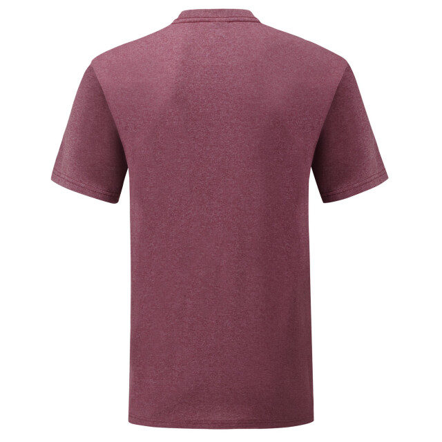 Fruit of the Loom Heren valueweight t-shirt UTFK2459_heatherburgundy large