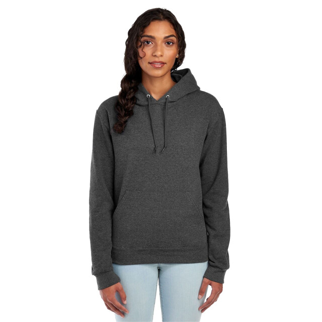 Jerzees Colours Unisex nublend hoodie voor volwassenen UTFK2559_blackheather large