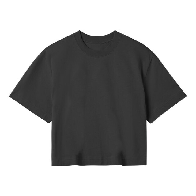 True Blanks Dames effen gewaad top UTFK2564_offblack large