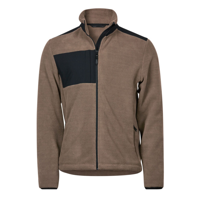 Tee Jays Heren mountain fleece jacket UTFK2217_clayblack large