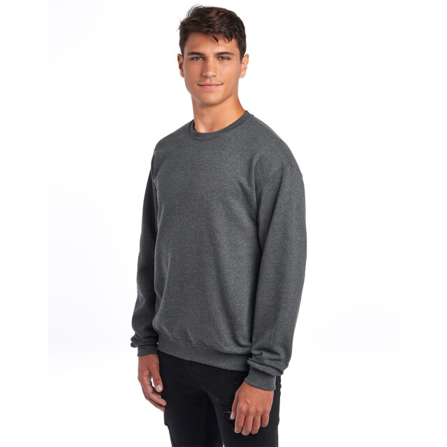 Jerzees Colours Unisex nublend sweatshirt voor volwassenen UTFK2239_blackheather large