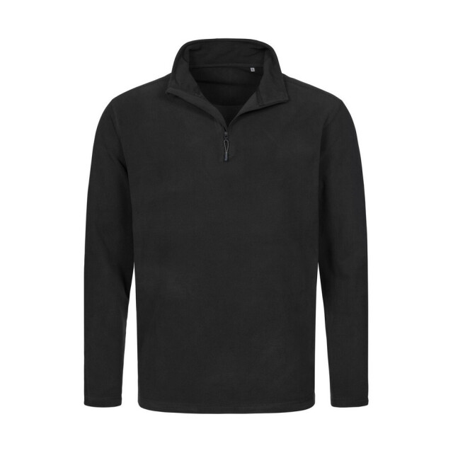 Stedman Stars Heren half rits fleece jas UTFK2523_blackopal large