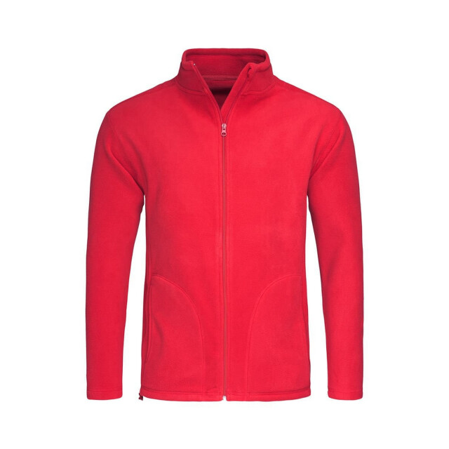 Stedman Stars Fleecejack heren regular UTFK2302_scarletred large
