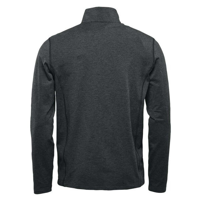 Stormtech Heren treeline quarter zip pullover UTFK2322_blackheather large