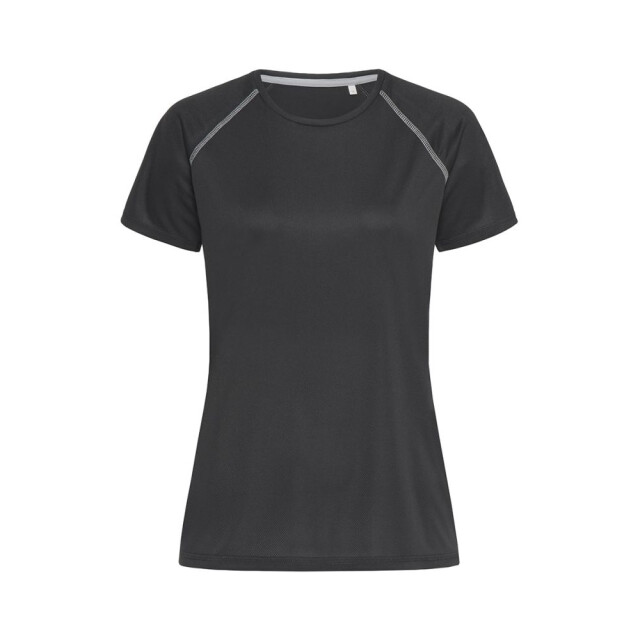 Stedman Stars Dames active 140 team raglan t-shirt UTFK2336_blackopal large