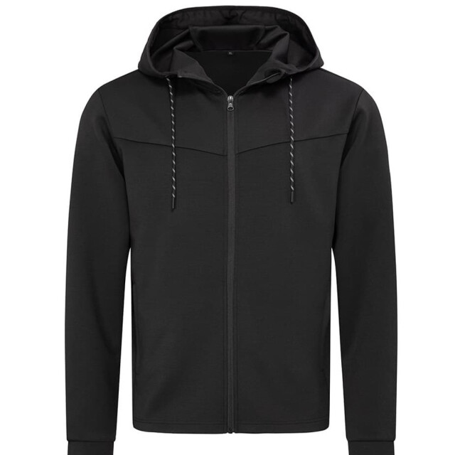 Stedman Stars Heren scuba heather gerecyclede jas UTFK2550_blackopal large