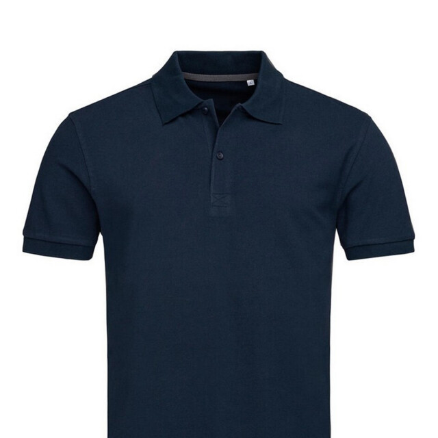 Stedman Stars Heren henry poloshirt UTFK2289_marinablue large