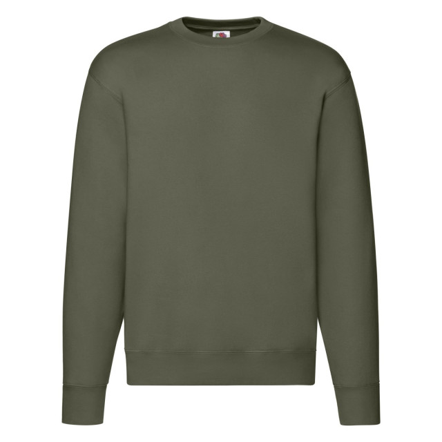 Fruit of the Loom Heren premium ingelegd sweatshirt UTFK2438_classicolive large