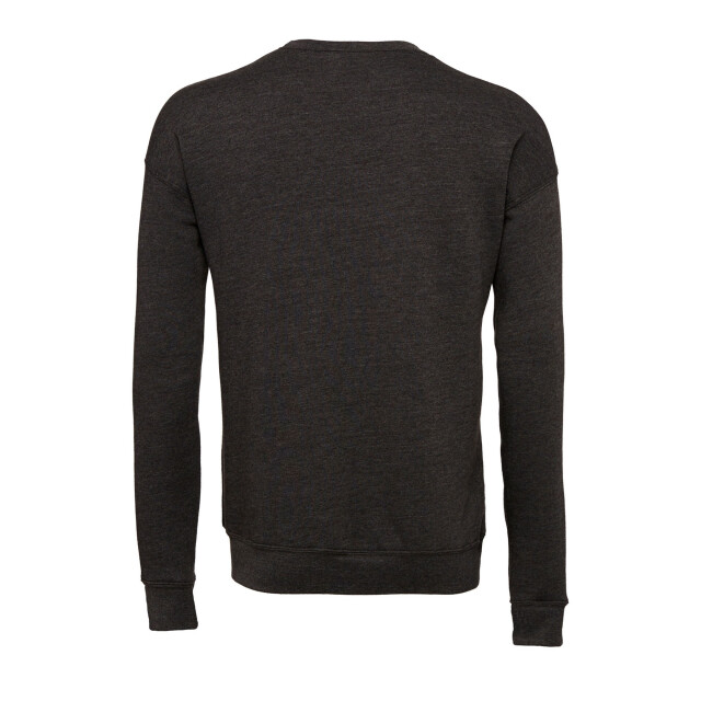 Bella + Canvas Unisex volwassen drop shoulder fleece top UTFK2143_darkgreyheather large