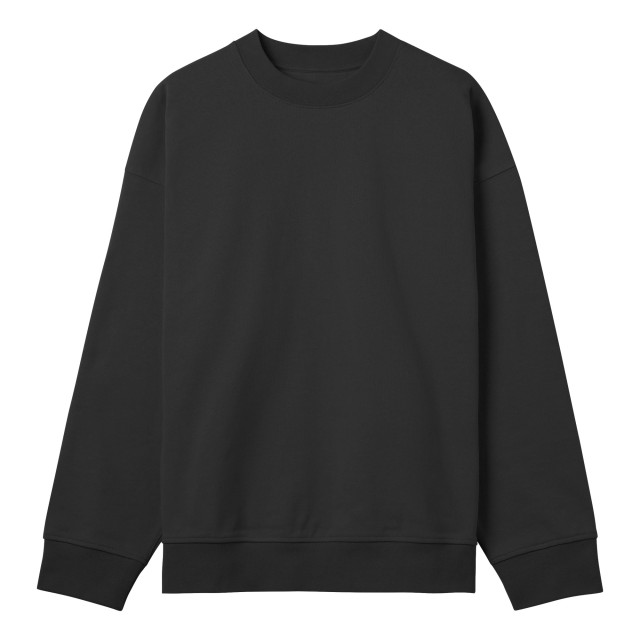 True Blanks Heren boxy sweatshirt UTFK2208_offblack large