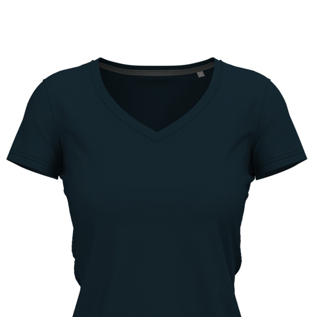 Stedman Stars Dames claire v hals t-shirt UTFK2098_marinablue large