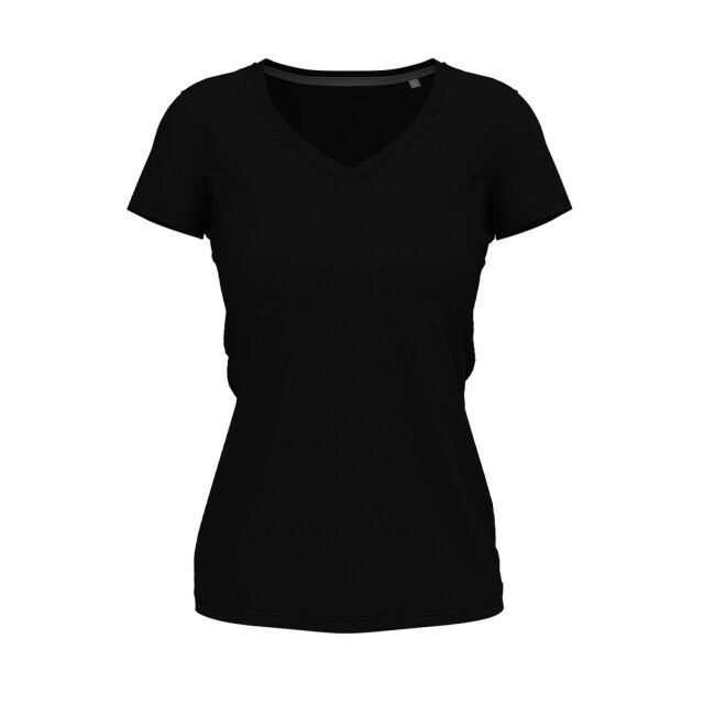Stedman Stars Dames claire v hals t-shirt UTFK2098_blackopal large