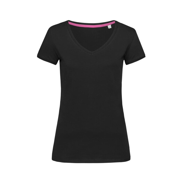 Stedman Stars Dames megan v hals t-shirt UTFK2221_blackopal large