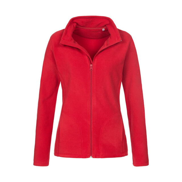 Stedman Stars Dames fleece jasje UTFK2194_scarletred large