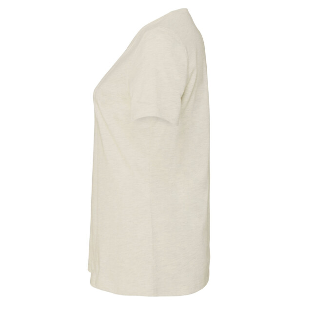 Bella + Canvas Dames cvc jersey relaxed fit t-shirt met korte mouwen UTFK2122_heathernatural large