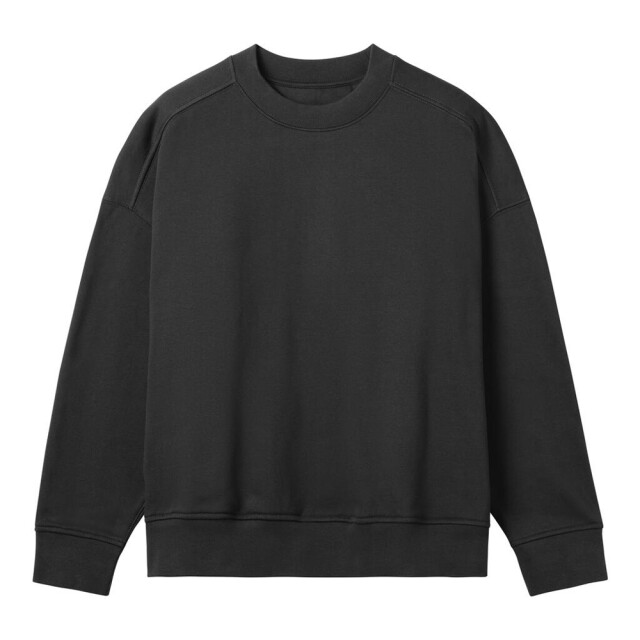 True Blanks Dames oversized sweatshirt UTFK1960_offblack large