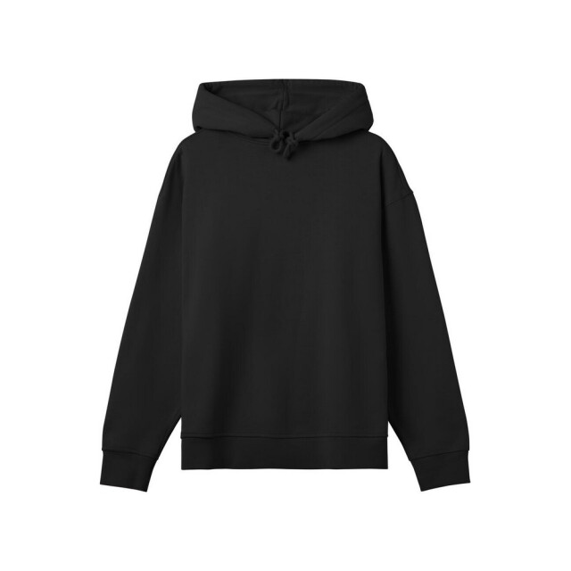 True Blanks Dames effen oversized hoodie UTFK1956_offblack large
