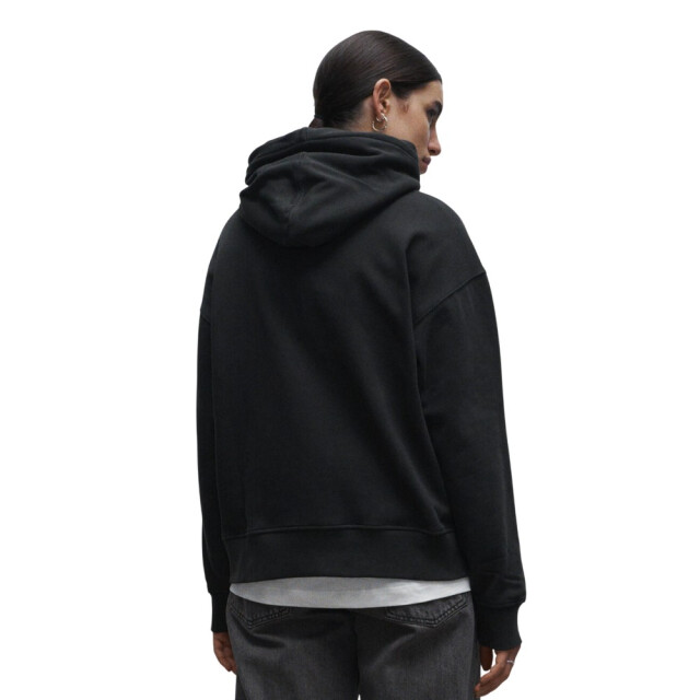 True Blanks Dames effen oversized hoodie UTFK1956_offblack large