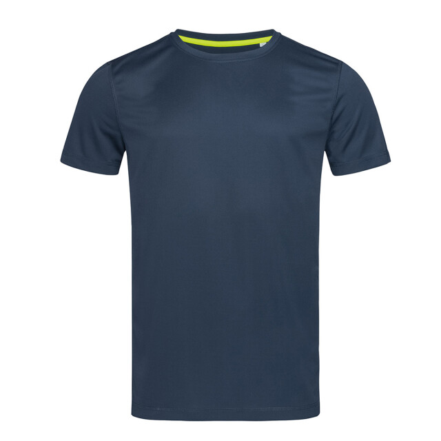 Stedman Stars Heren actief crew hals t-shirt UTFK1919_marinablue large