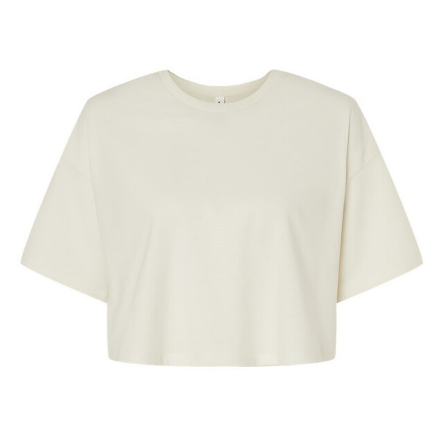 Bella + Canvas Dames jersey crop t-shirt UTFK1889_vintagewhite large