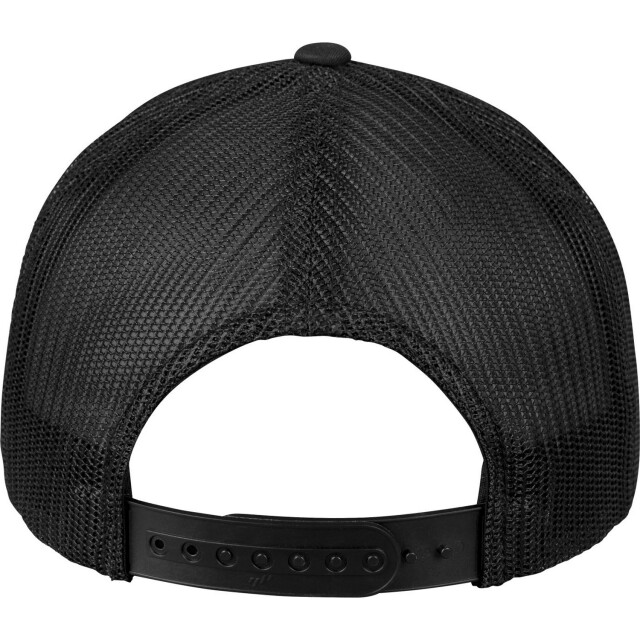 Yupoong De klassieke retro contrasterende trucker pet UTFK1874_blackwhiteblack large