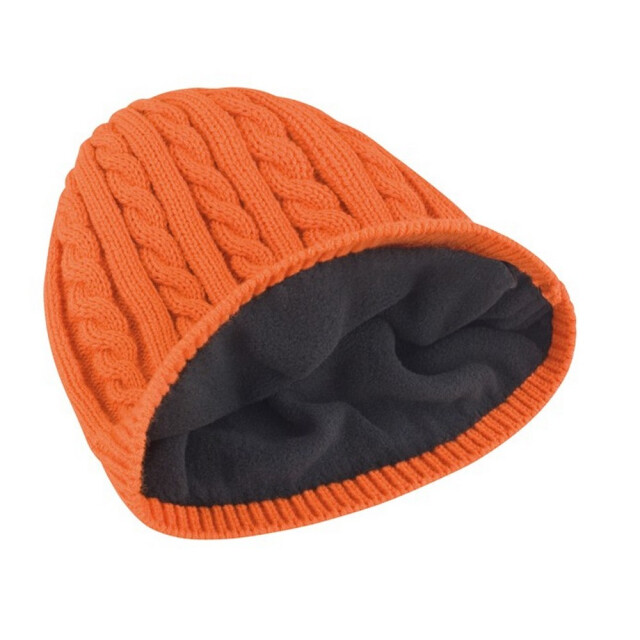 Result Mariner gebreide muts UTFK1788_burntorangeblack large