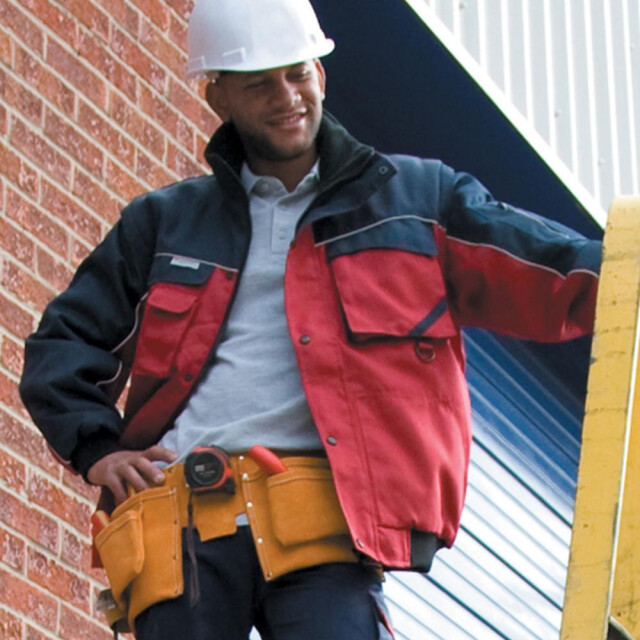Result Heren workguard zip sleeve heavy duty water repellent windproof jacket UTFK1008_rednavy large