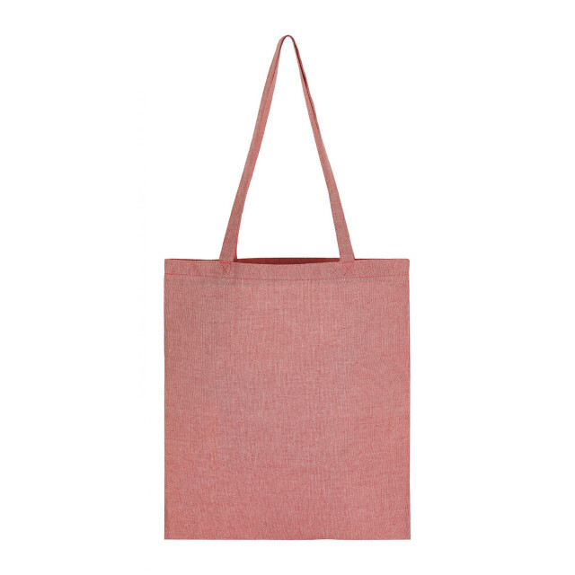 SG Gerecyclede boodschappentas met lange hengsels UTFK1789_redheather large
