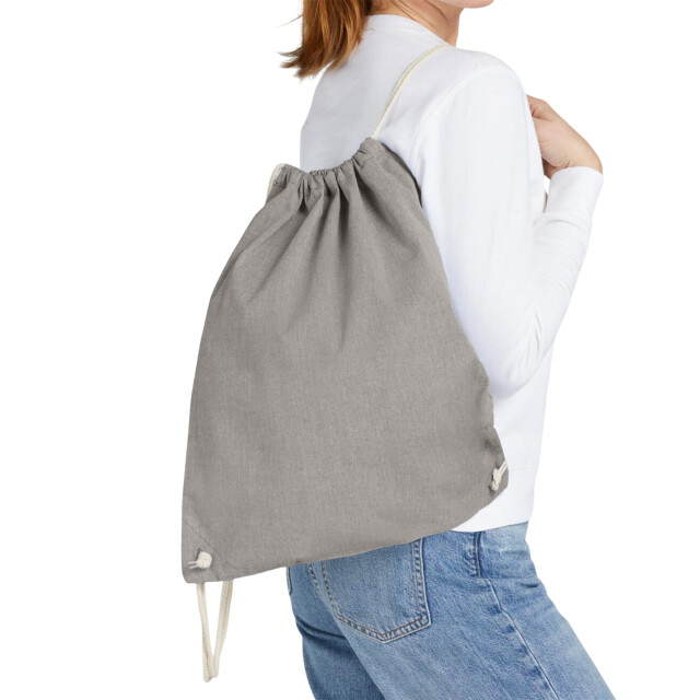 SG Gerecyclede rugzak met koord UTFK1792_greyheather large