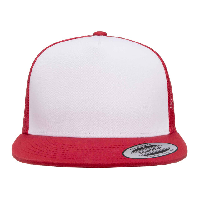 Yupoong Klassieke contrasterende trucker pet UTFK1760_redwhitered large