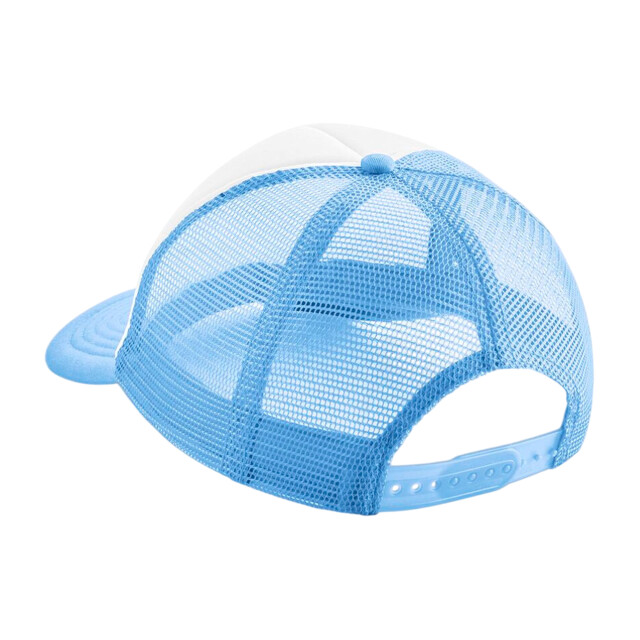 Beechfield Kinder/kinder vintage trucker cap UTFK1906_skybluewhite large
