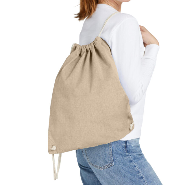 SG Gerecyclede rugzak met koord UTFK1792_greyheather large