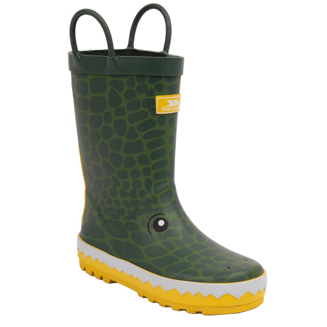 Trespass Kinder/kinder krokodillen wellington laarzen UTTP6775_greenyellow large