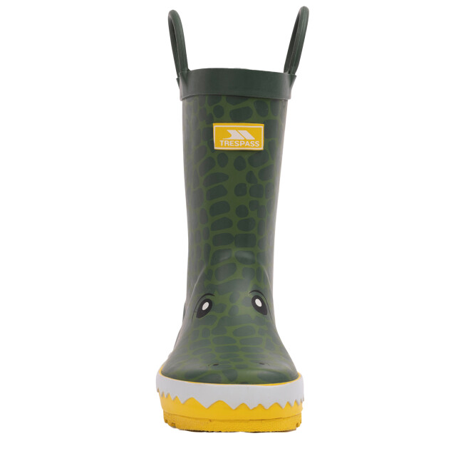 Trespass Kinder/kinder krokodillen wellington laarzen UTTP6775_greenyellow large