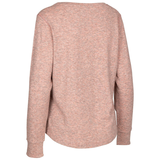 Trespass Dames rina marl top met lange mouwen UTTP6643_pinkshell large