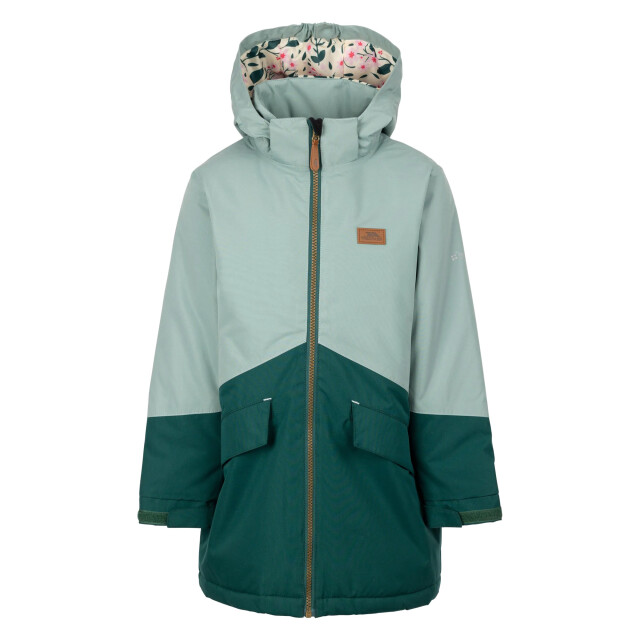 Trespass Oleta waterdichte regenjas voor kinderen/kinderen UTTP6563_tealmist large