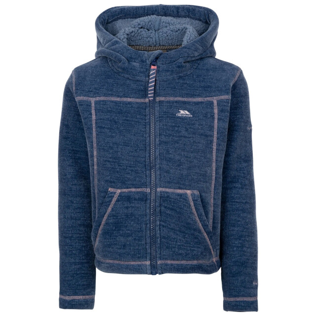 Trespass Meisjes cossie fleece jas UTTP6569_denimblue large