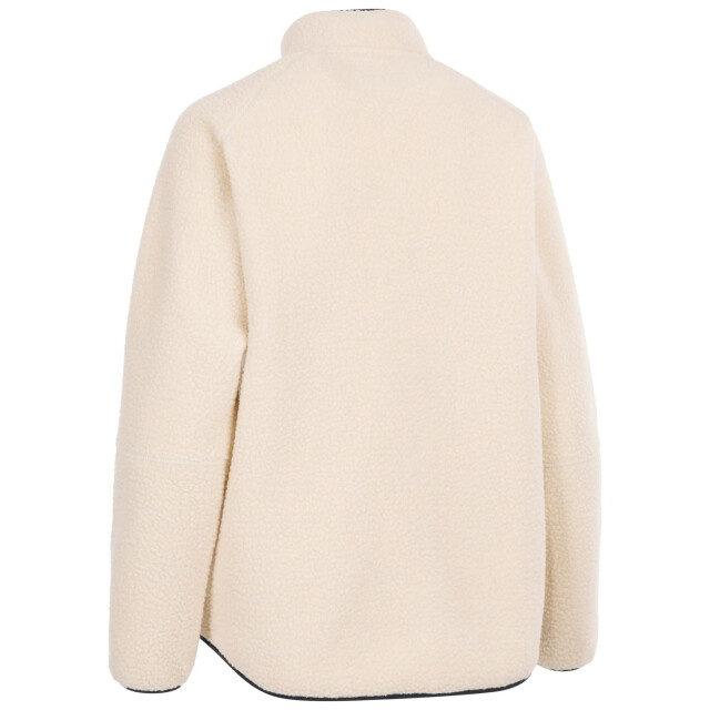 Trespass Dames quake leren biezen fleece jas UTTP6607_ghost large