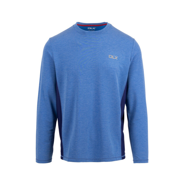 Trespass Heren charlie t-shirt met lange mouwen UTTP6571_bluemarl large