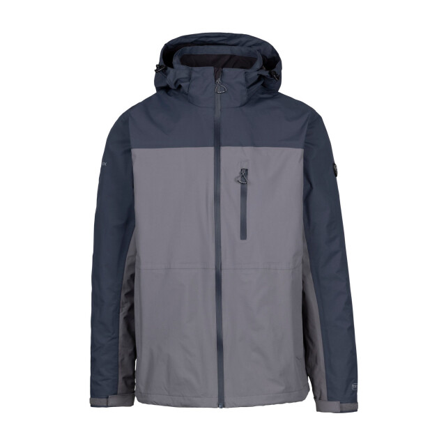 Trespass Heren curbridge tp75 waterdichte jas UTTP6491_stormgrey large