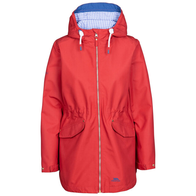 Trespass Dames finch tp50 waterdichte jas UTTP6509_red large