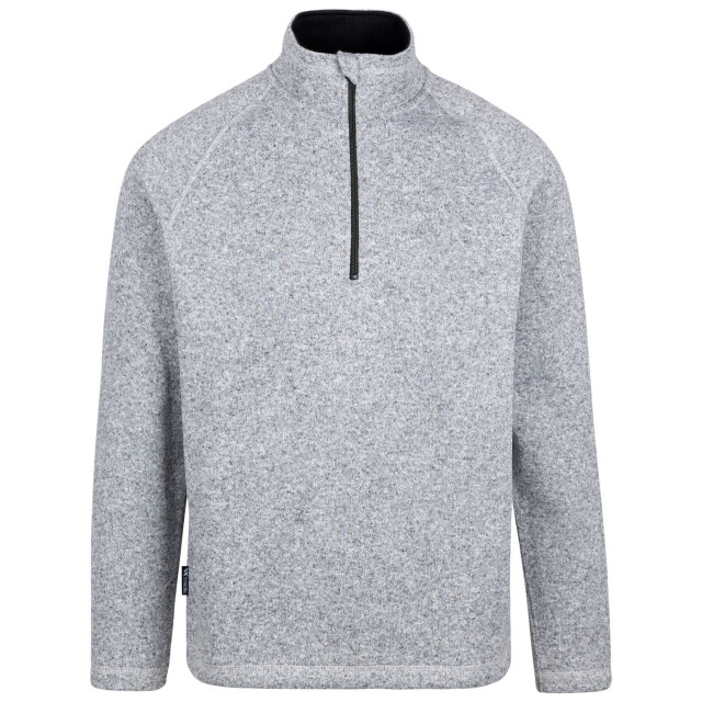 Trespass Heren corsham marl half zip fleece top UTTP6290_grey large