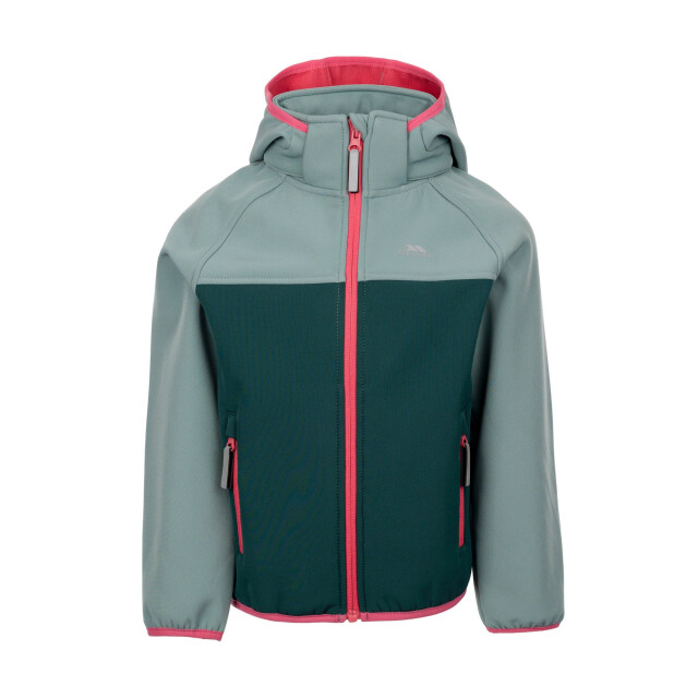 Trespass Kinder/kids hanbury soft shell jas UTTP6595_pine large