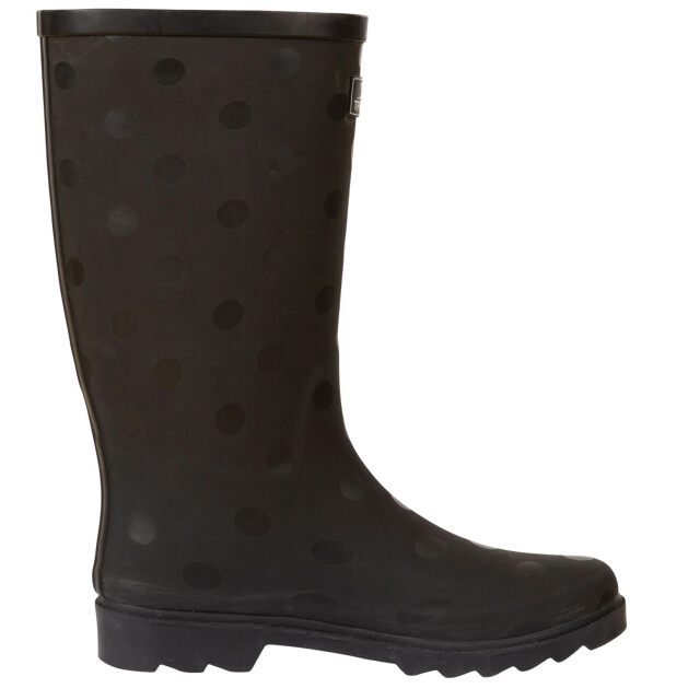 Trespass Volwassen uniseks elena polka dot wellington laarzen UTTP6537_black large