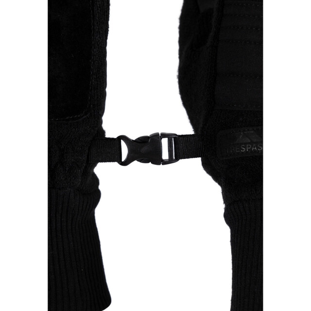 Trespass Heren douglas leren skihandschoenen UTTP6441_black large