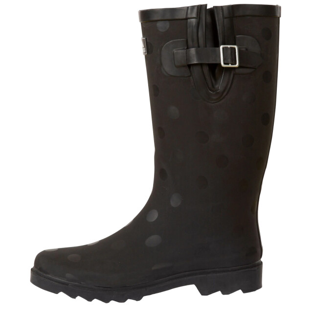 Trespass Volwassen uniseks elena polka dot wellington laarzen UTTP6537_black large