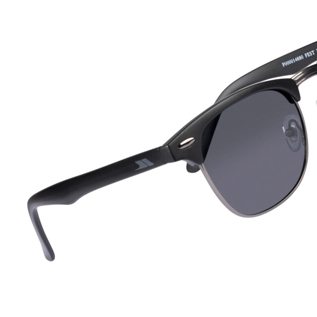 Trespass Unisex fest ii zonnebril voor volwassenen UTTP6236_mattblackgunmetalgrey large