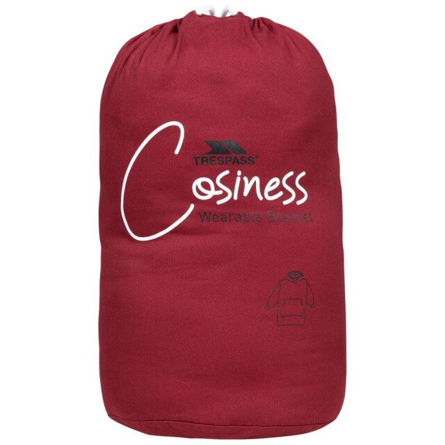 Trespass Uniseks volwassen knusse oversized hoodie deken UTTP6208_darkcherry large