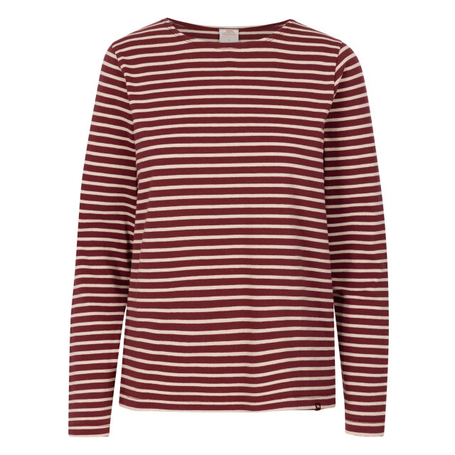 Trespass Dames karen yarn dyed stripe overhemd UTTP6059_darkcherry large