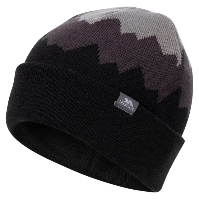Trespass Heren schoenmaker muts UTTP6158_stormgreydarkgreyblack large